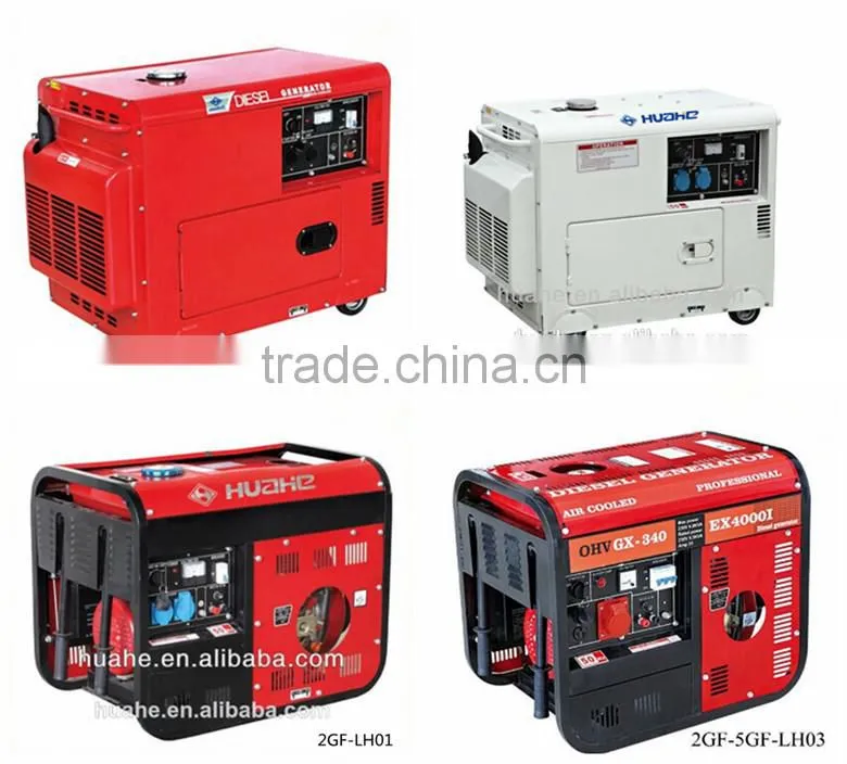 5kva silent diesel generator price/1 phase diesel generator quiet/generator diesel