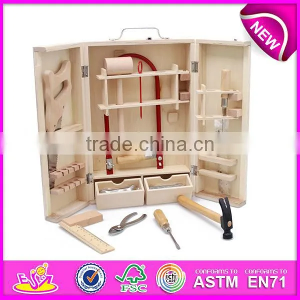 2016 best sale kids wooden hand tool toy, top popular wooden hand tool toy, Educational wooden hand tool toy W03D035