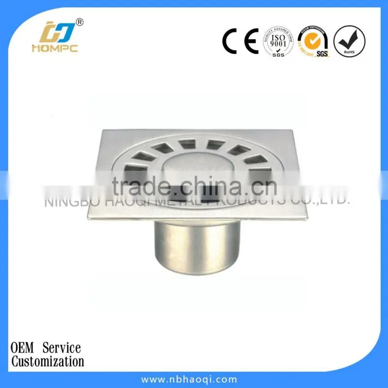 Chrome brass shower linear drain