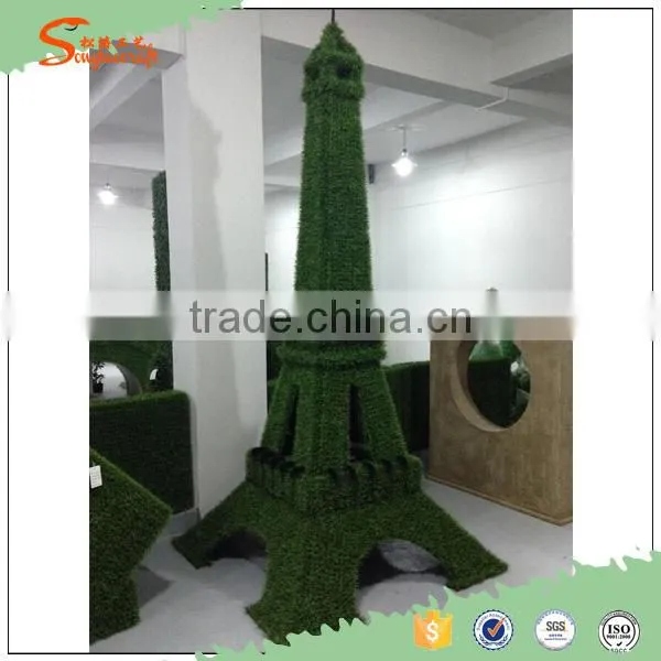 Can be customized decoration green sculpture artifical sculpture decorative landscape plastic artificial sculpture