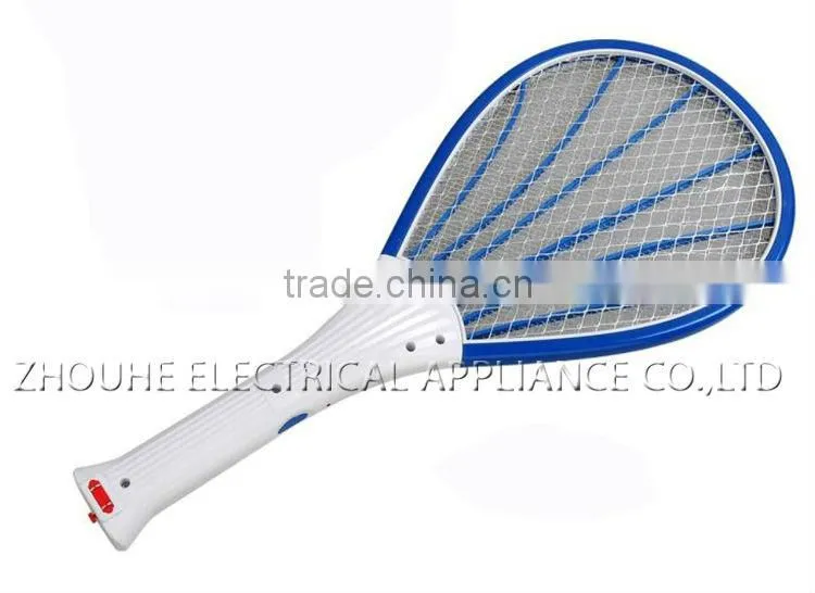 ZHOUYU unique design efficient electronic mosquito swatter with light