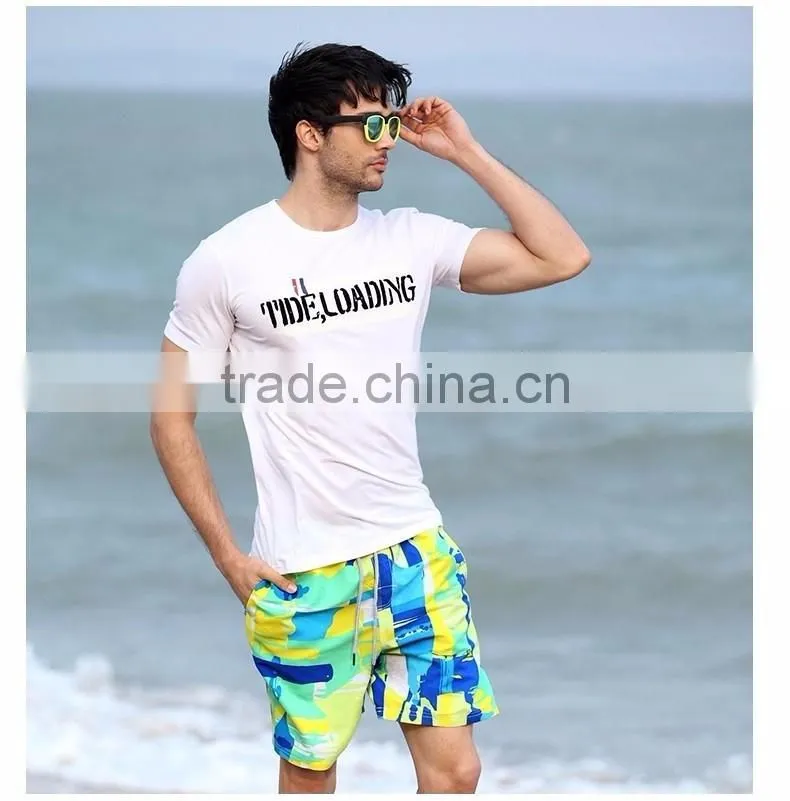 Wholesale Breathable colorful beach shorts mens