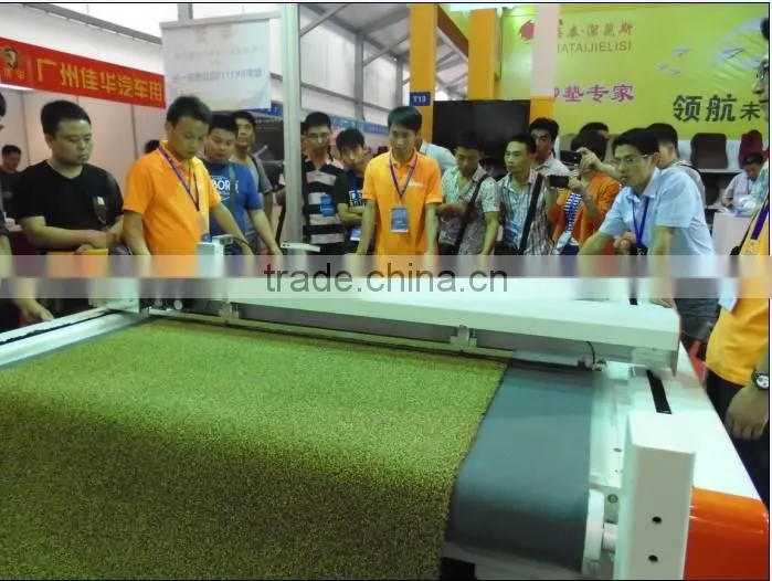 Knife Sponse Cutting Machine(Not Laser) and Cutting Solutions for PVC Coil Mat