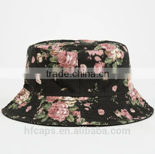 Wholesale Cheap Cool Women Bucket Hats/Floral Bucket Hat