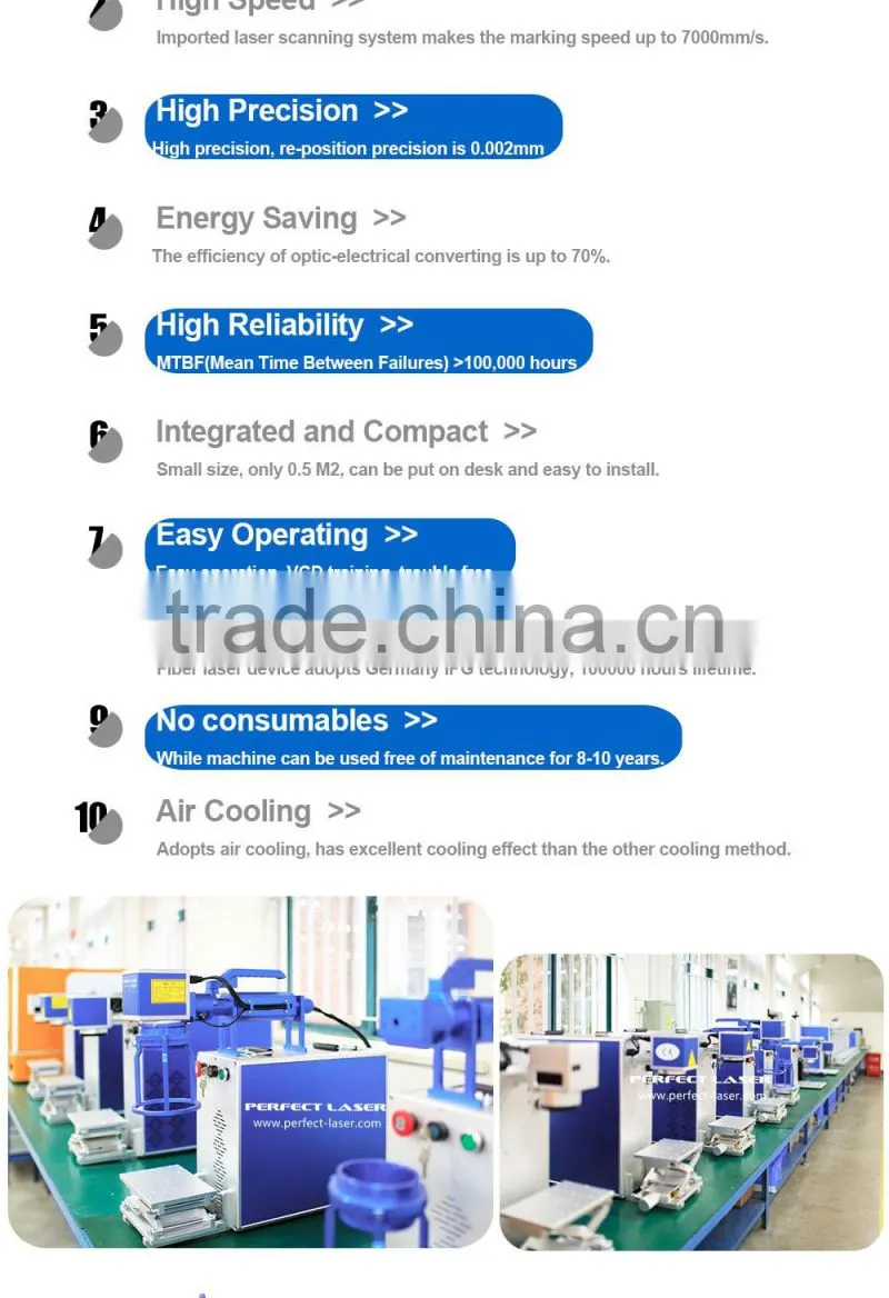 date code marking laser machinery fiber laser marker for sale