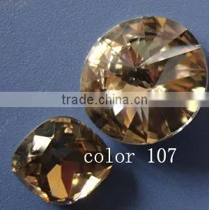 Crystal glass clothing rhinestone button