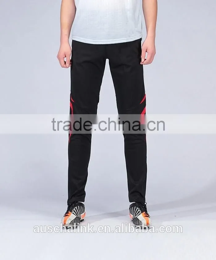 2016 new style custom unisex soccer training pants low price
