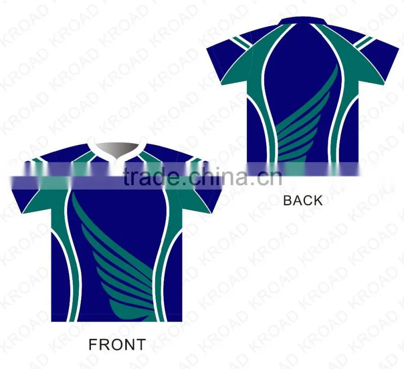 Quick dry rugby shirts, sublimation made rugby uniform
