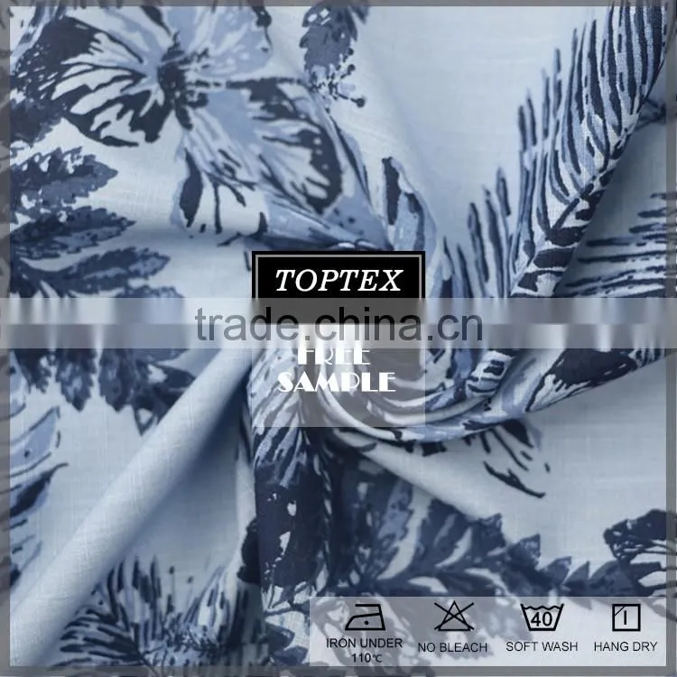 Bright colors 100%Cotton floral printed satin fabric