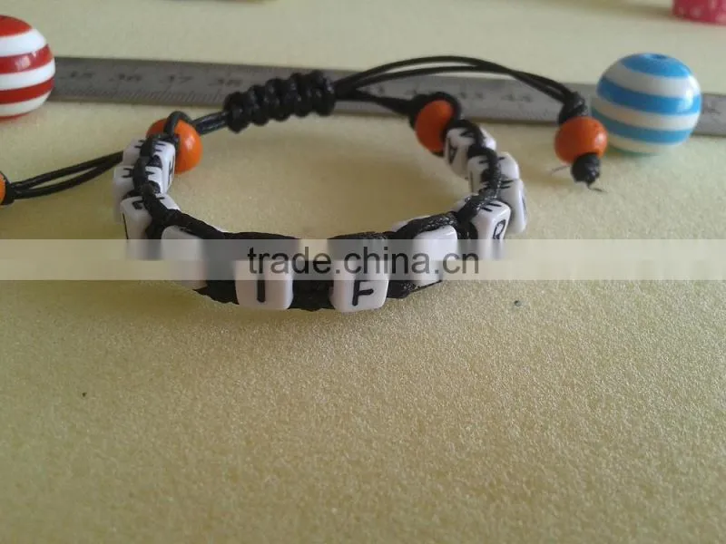 love charm leather bracelet love letter charm leather bangle custom charm leather bracelet