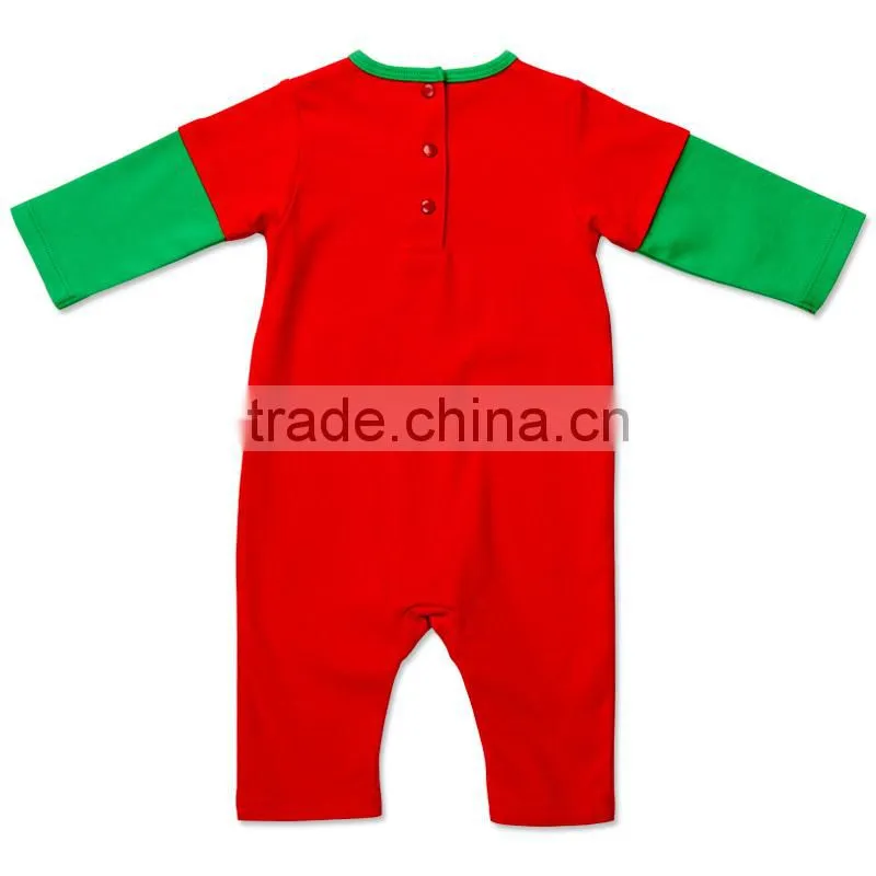 2017 Christmas Baby's long sleeve warm crawl clothing