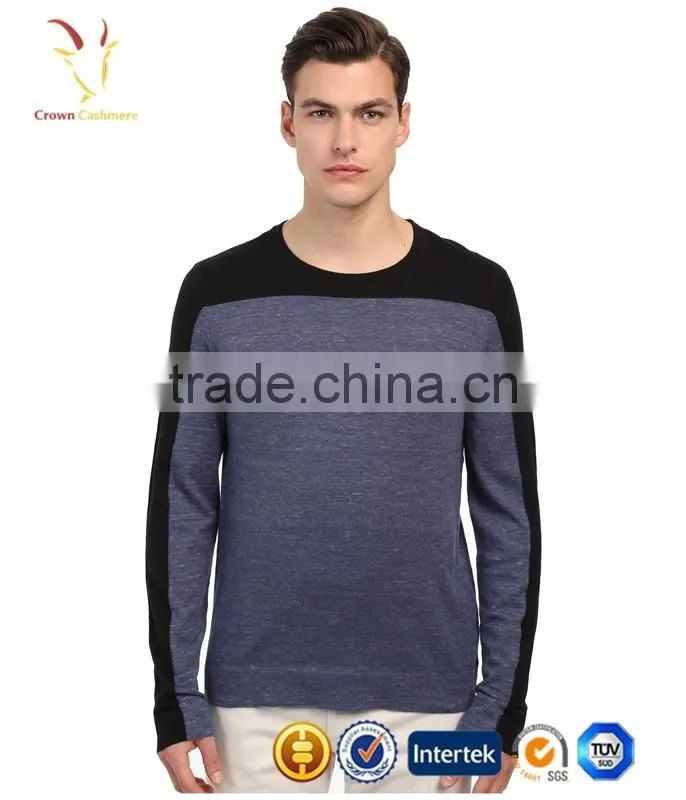Knitting Mens Cotton Cashmere Heavy Knit Sweaters