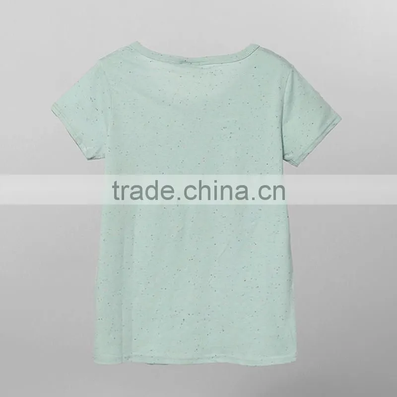 ladies cheap print tshirt100%bamboo fiber tshirt custom printed tshirts