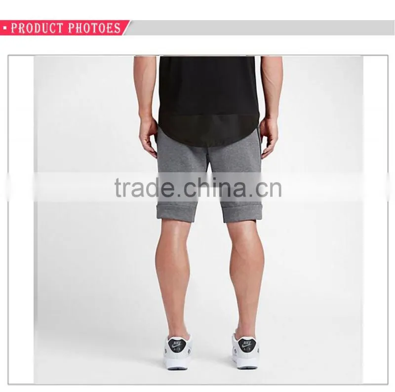 Wholesale fleece lightweight mens running gym shorts