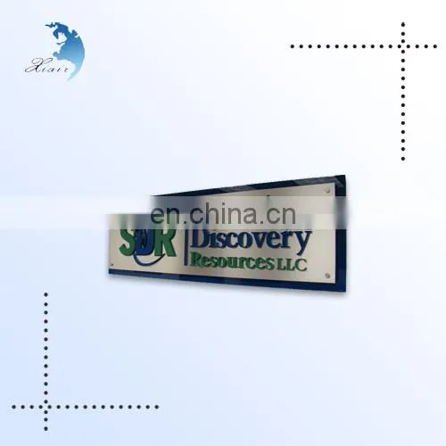 High Quality Custom Screen Printing Durable Firm Metal plate logo