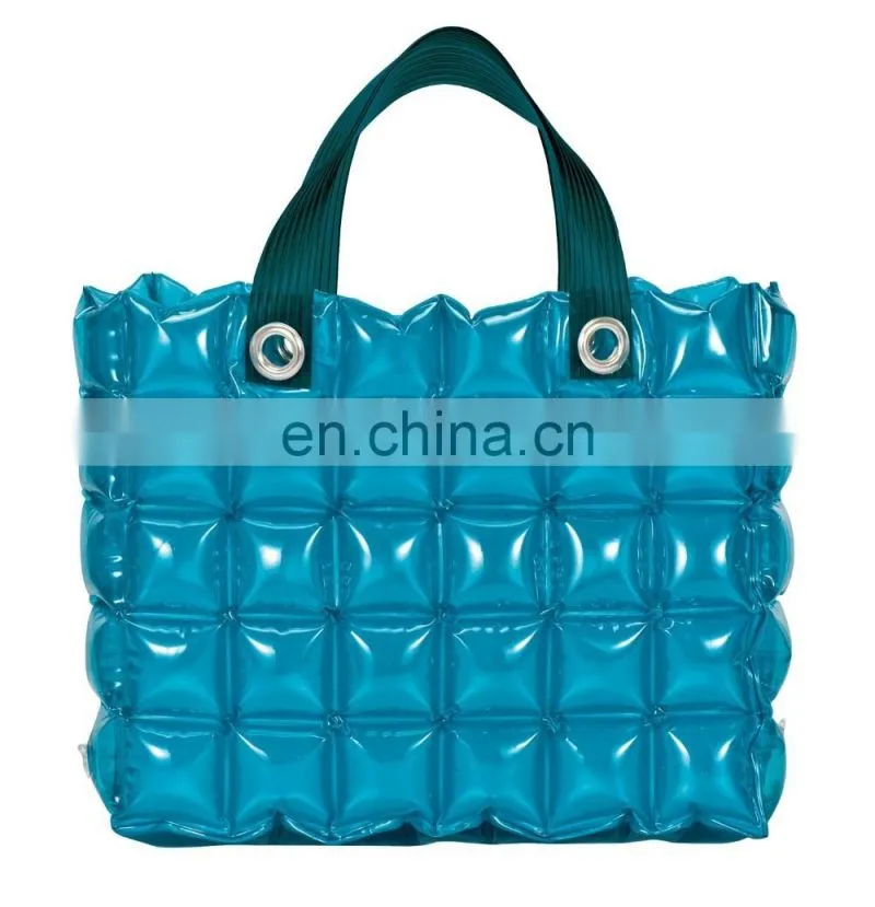 Inflatable bubble carry bag for shopping