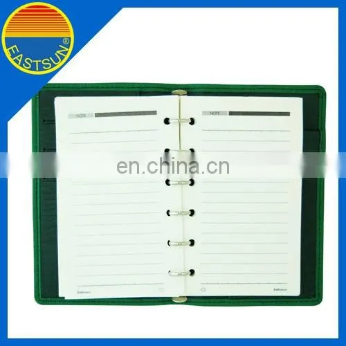 Office A4 hardcover PU notebook with elastic band