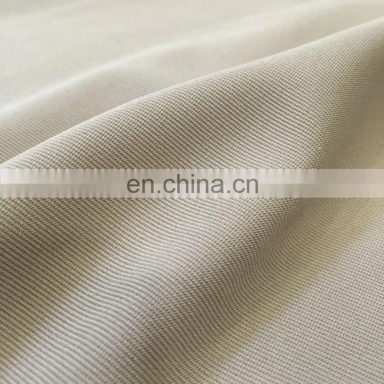 keqiao china textile polyester twill fabric cheap price per meter for garment