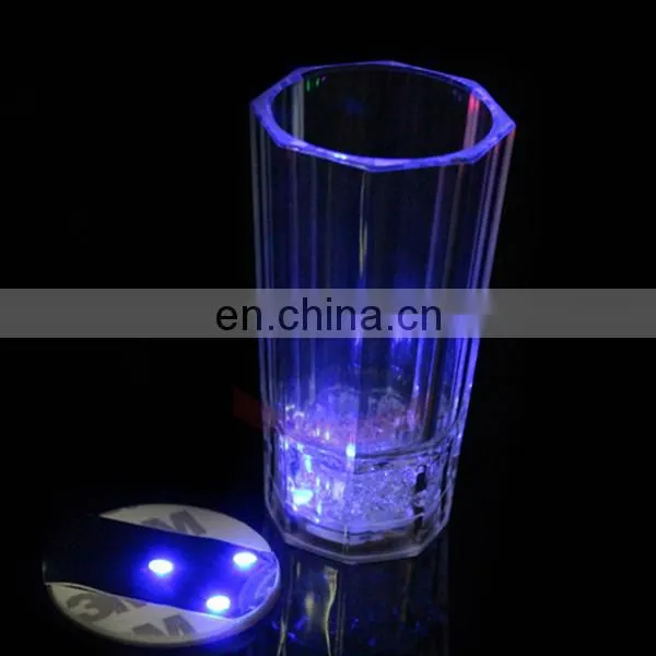 Glovion cool coaster for party led sticker coaster Led flashing coasters