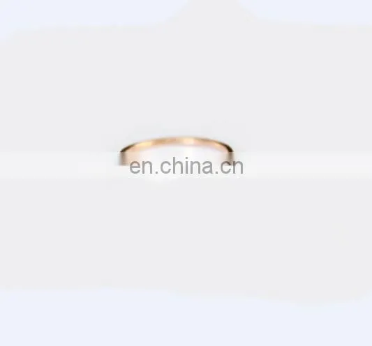 Fashionable wholesale 14K gold plating copper adjustbale cuff rings