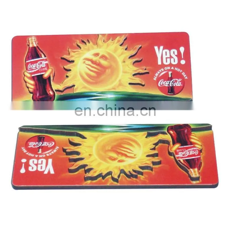 ice skate custom design die-cut paper fridge magnets