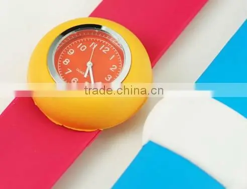 Best price multicolour candy silicone wrist watch