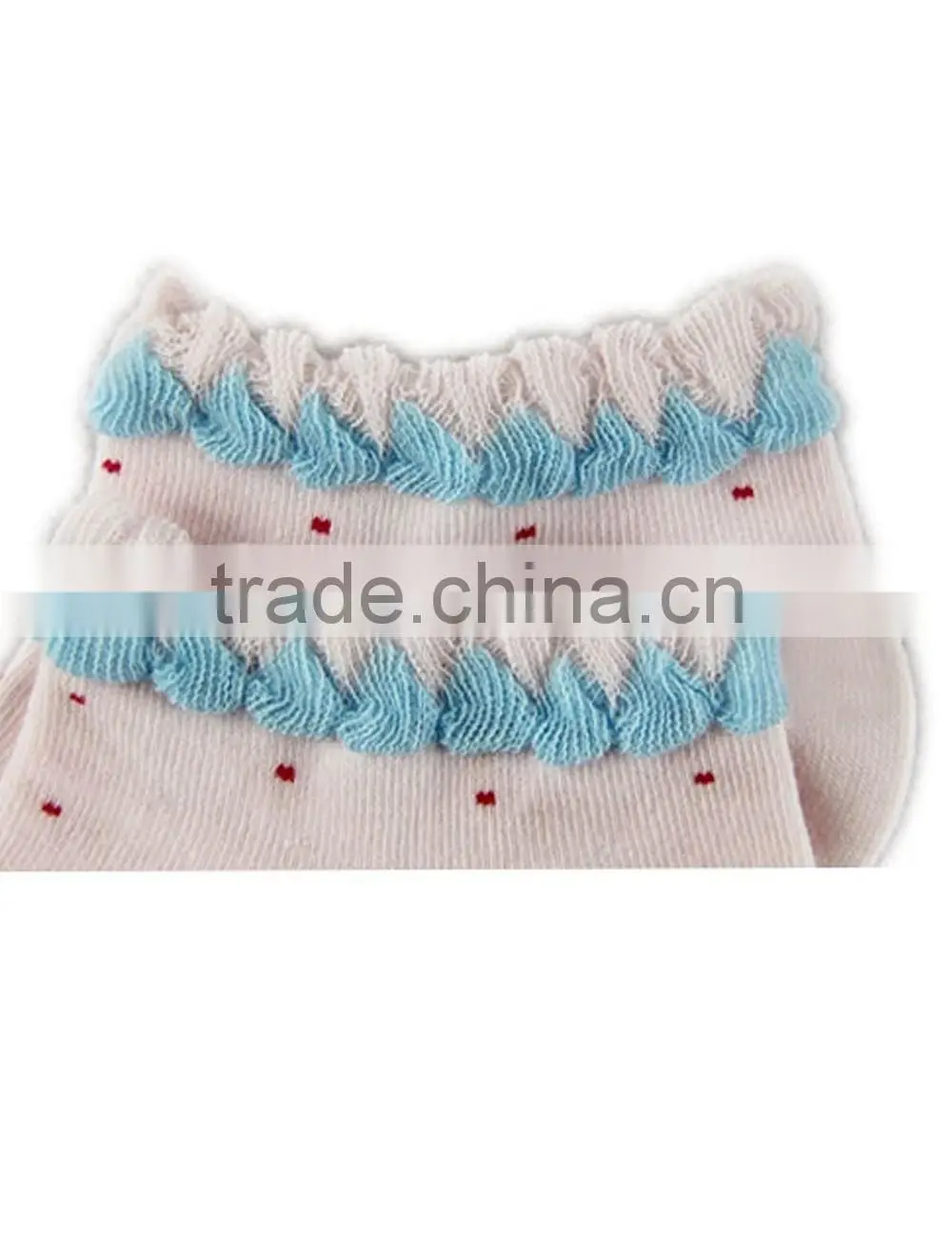 New design solid color jacquard lace boot socks for girls
