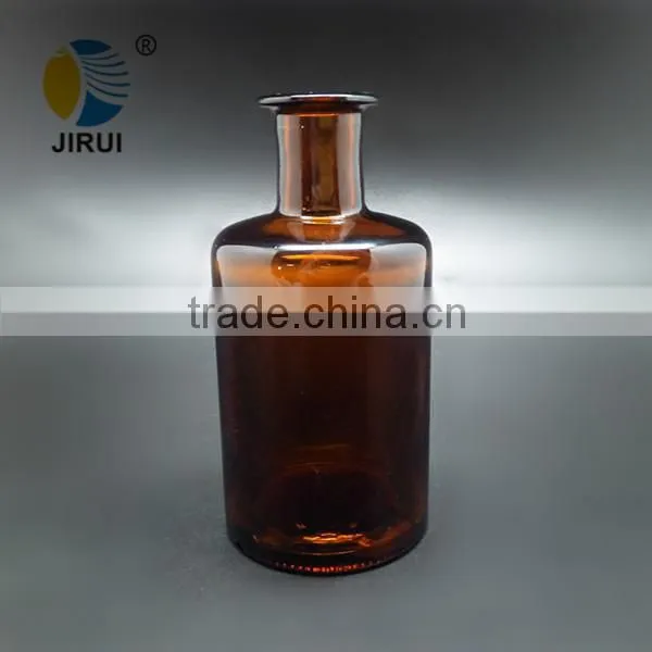 POPULAR STOCKS ON SALE 8oz amber material reed diffuser glass bottle with long neck