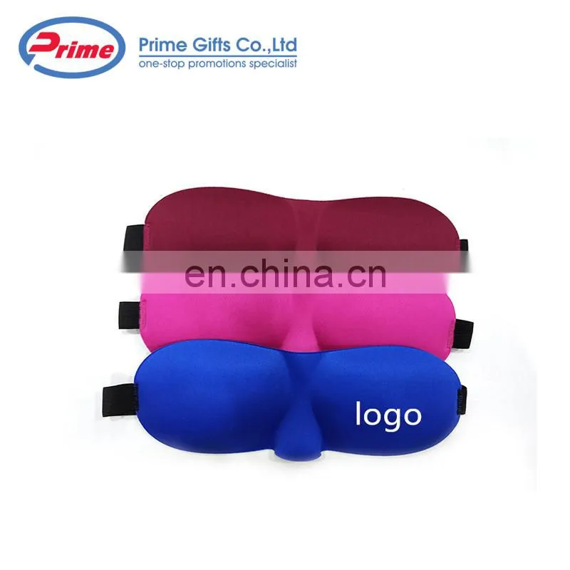 Soft Polyester Sleeping Foam Eye Mask Travel 3D for Sale