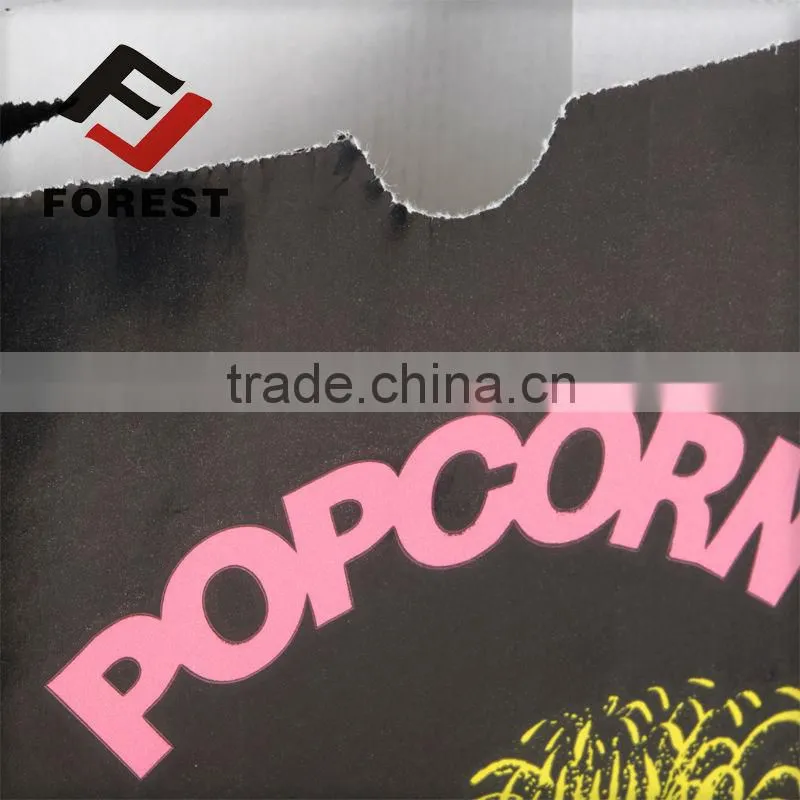Paper popcorn bags and laminated recyclable paper bags