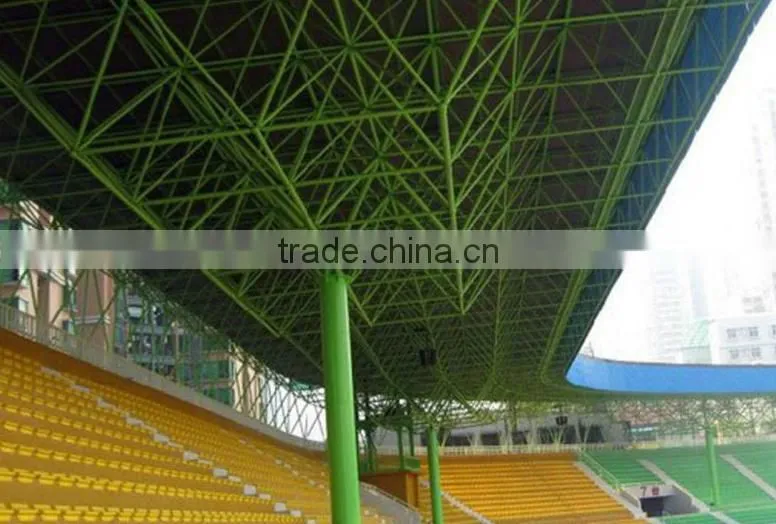 Convenient viewing light steel bleacher