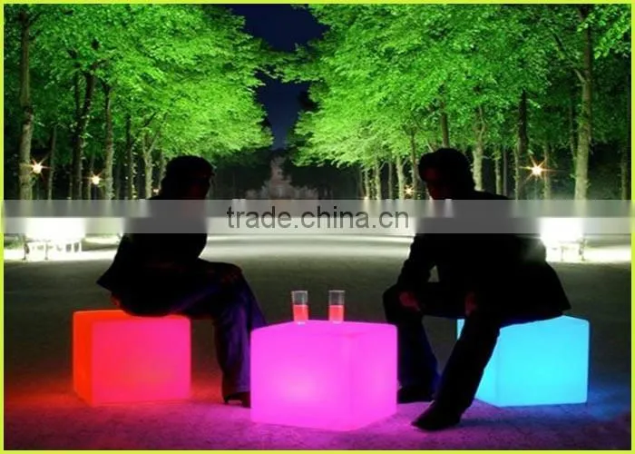 ACS most popular led light cube, led light up cube table sale for event