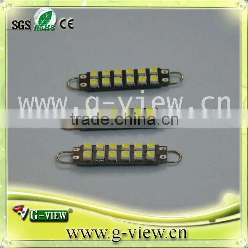 hotsale superbright rigid loop led 12smd festoon led 44mm led festoon light
