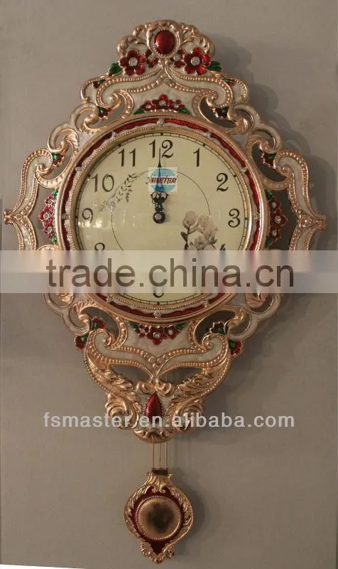 British vintage style home decoration wall mounted clock