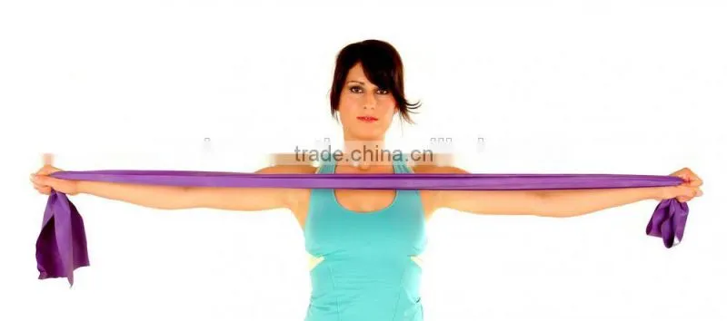 Professional exercise latex resistance loop band