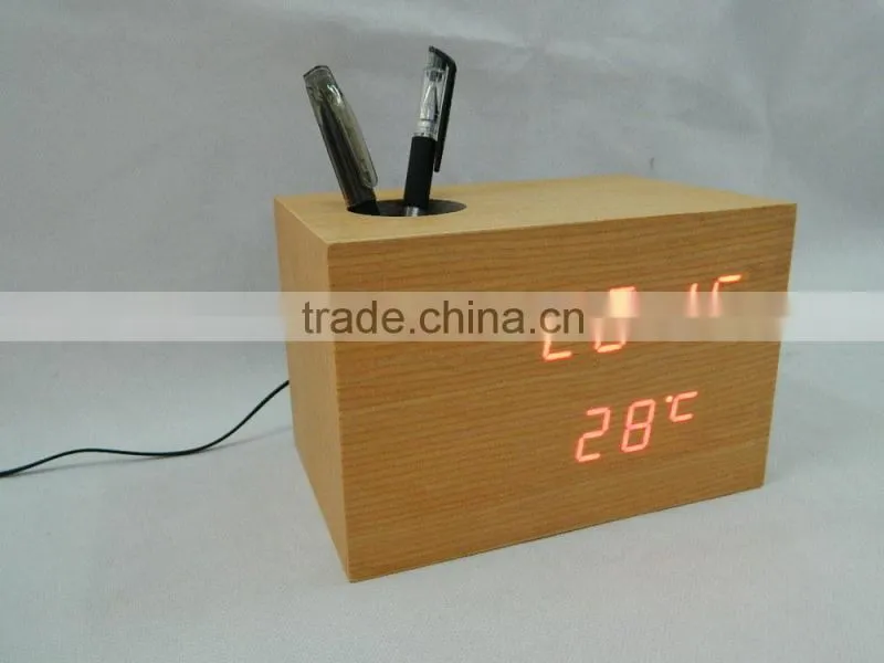 High Quality LED Digital Voice Control Desk LED Alarm Clock