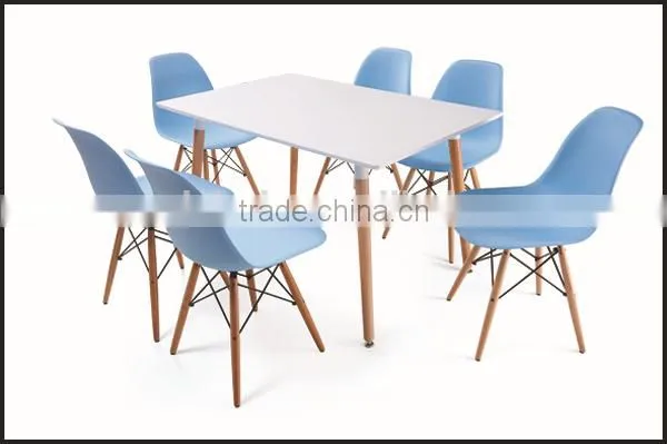 cheap PP seat wood leg DSW chair