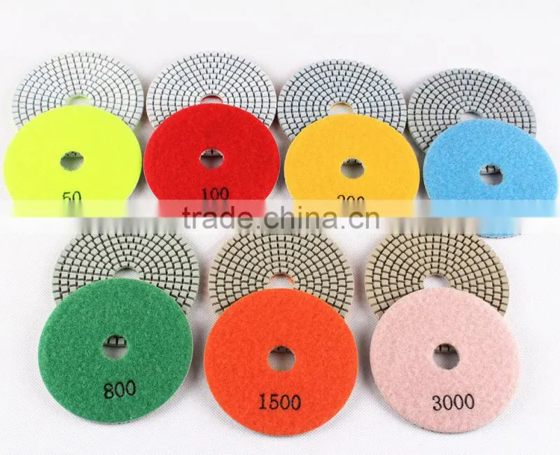 Wet Flexible Granite Polishing Pads