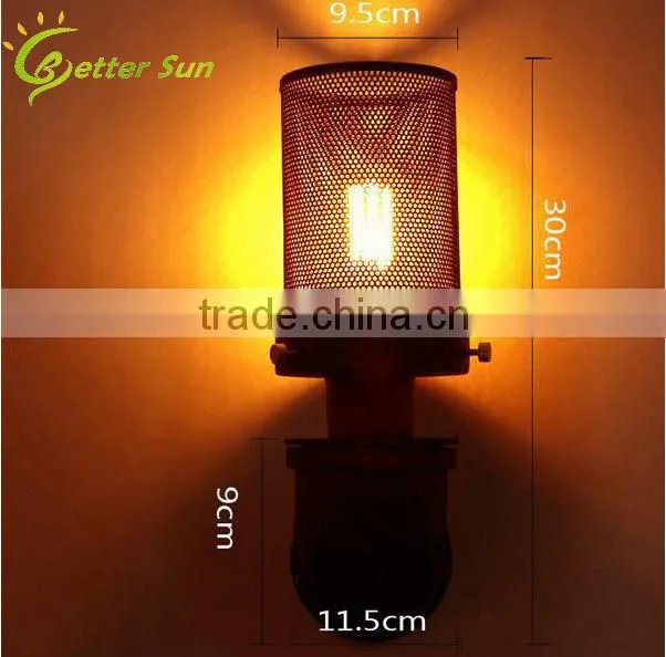 New Vintage Retro Stair Iron Tube Outdoor Wall Light