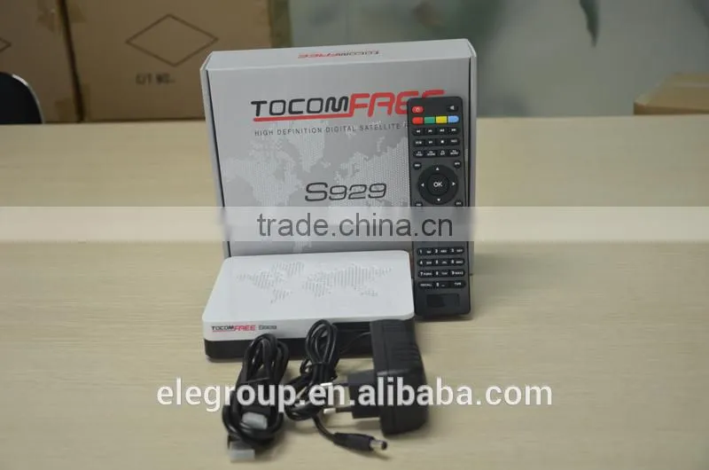 Tocomfree satellite receptor S929 for South America with wifi,3G,iptv function tocomfree s929 hd satellite decoder