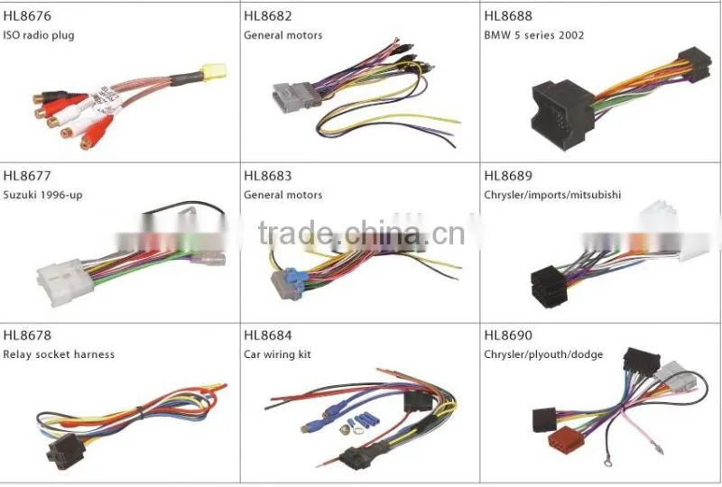 customized auto wire harness&cable assembly