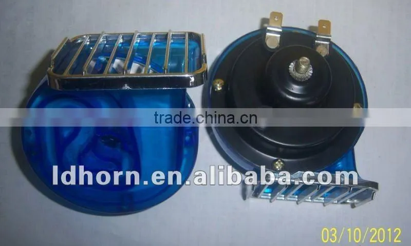 Upscale covered snail horn