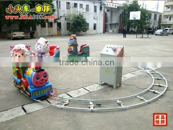 FRP amusement railway train for children