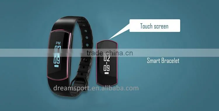 New Arrival Bluetooth Bracelet Activity Tracker Pedometer Sleep Monitor Sync with IOS Android