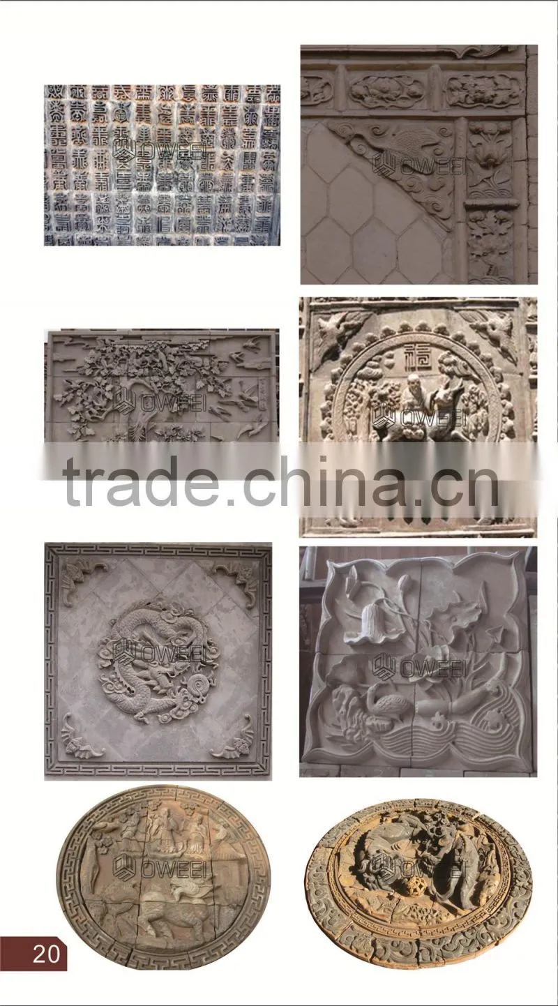 Chinese style simple and elegant rustic wall tile