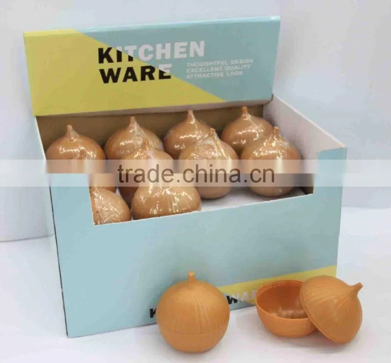PLASTIC LEMON & ONION SHAPE FRUIT STORAGE BOX WITH DISPLAY BOX