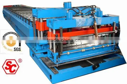 Roofing system-corrugated roofing panel machine