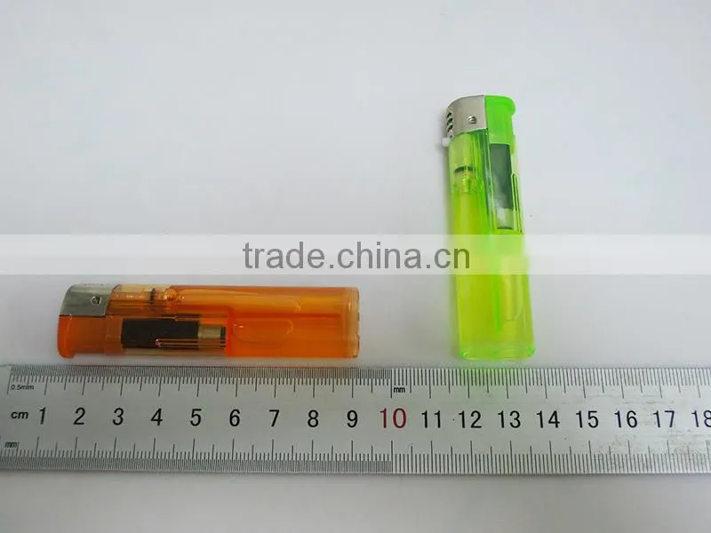 China lighter factories transparent electronic lighter, plastic disposable lighter