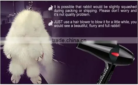 rabbit fur Baby Animal Nursery Doll Toys Home Decoration Pendant Hanging Ornements Christmas Gifts For Children