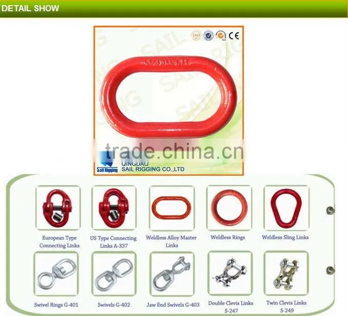 Best Quality Chain Connector Rigging Hardware G80 Master Link